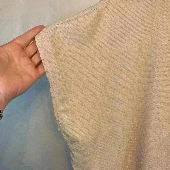 Star Vixen Light Pink Sparkle Glitter Short Sleeved HI-Low Hem Blouse‎ Size 3X - Picture 8 of 11